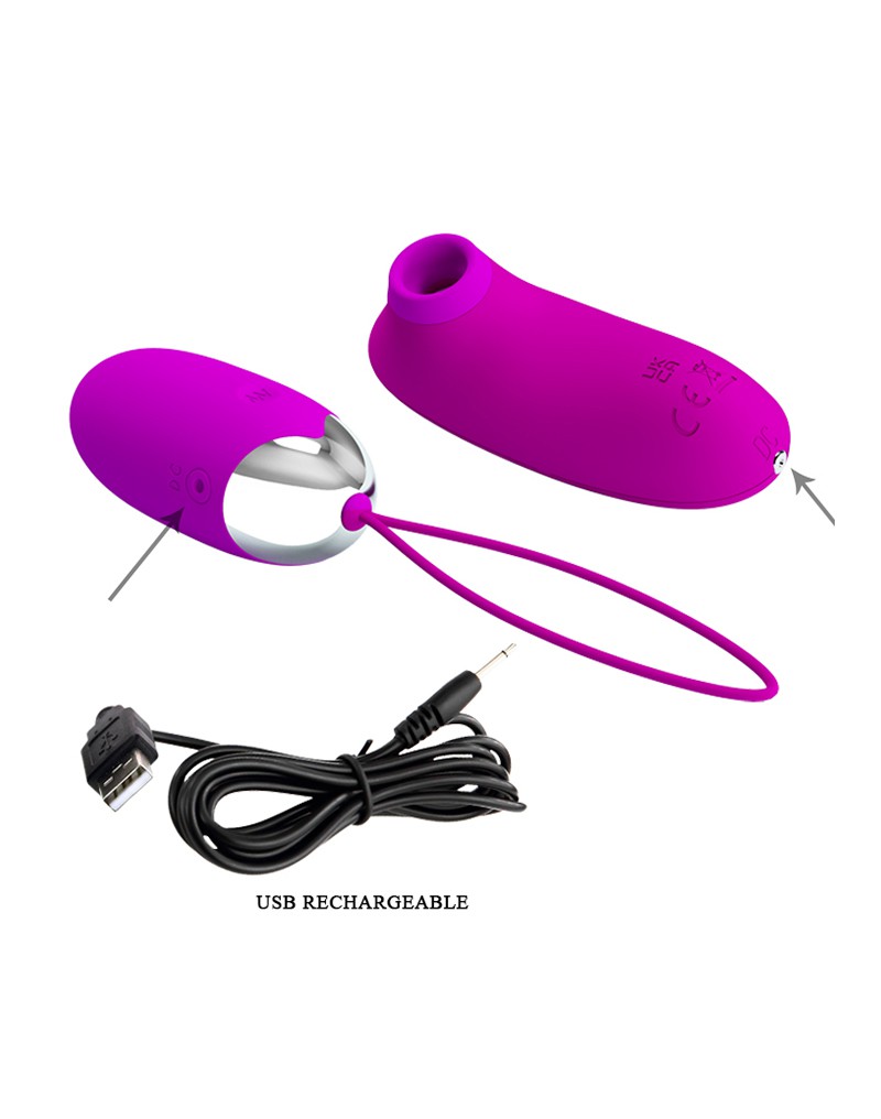 Pretty Love - Orthus - Vibro-Ei mit Fernbedienung - Pink