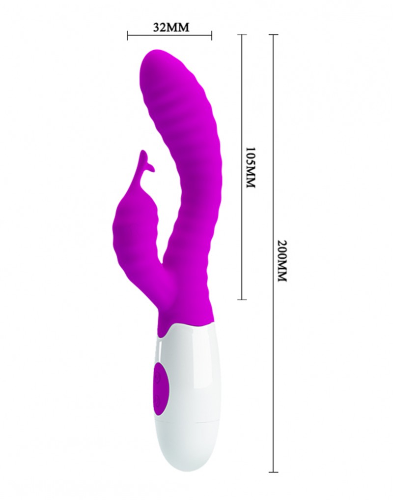 7: Pretty Love Hyman- Curved G-spot Rabbit Vibrator