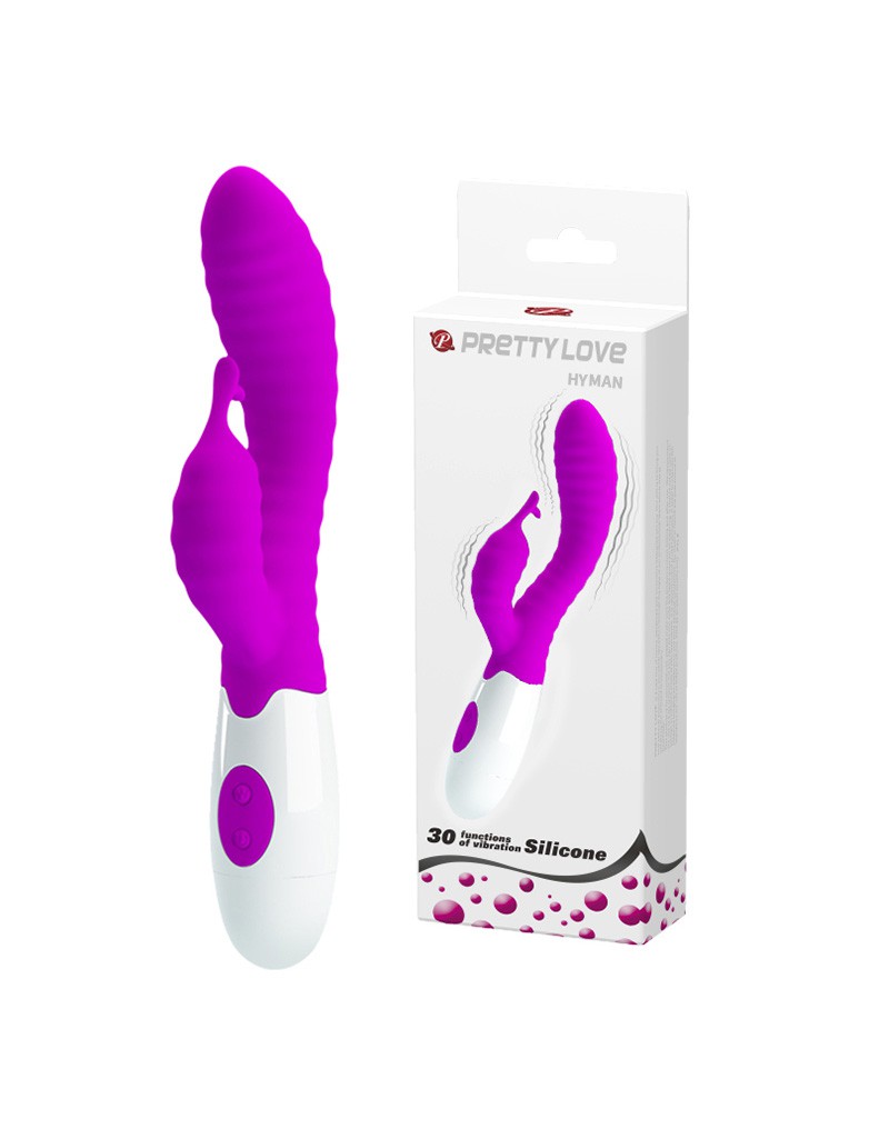 1: Pretty Love Hyman- Curved G-spot Rabbit Vibrator