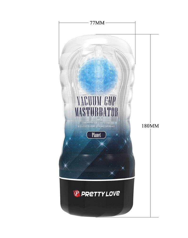 7: Pretty Love - Planet Blue -Vacuum Masturbator Cup - Blue