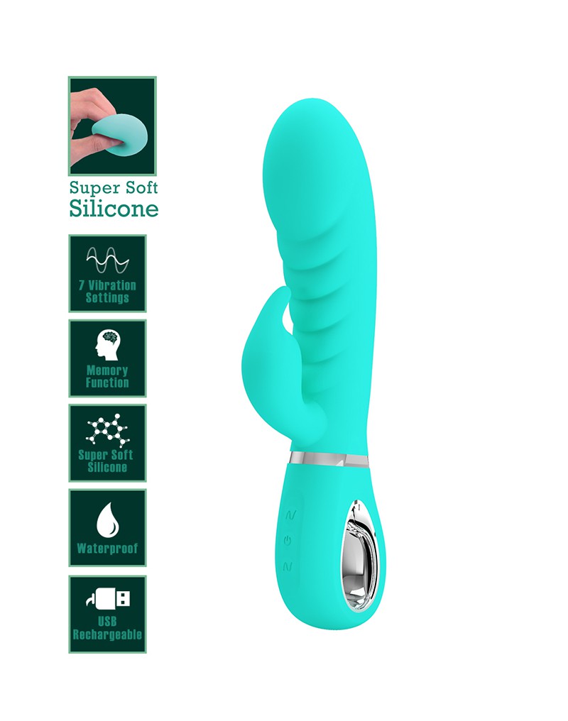 9: Pretty Love - Prescott - Rabbit-Vibrator - Grün