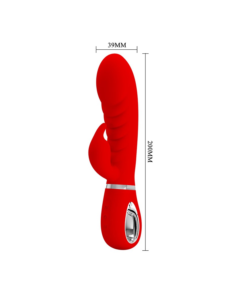 5: Pretty Love - Prescott - Rabbit-Vibrator - Rot