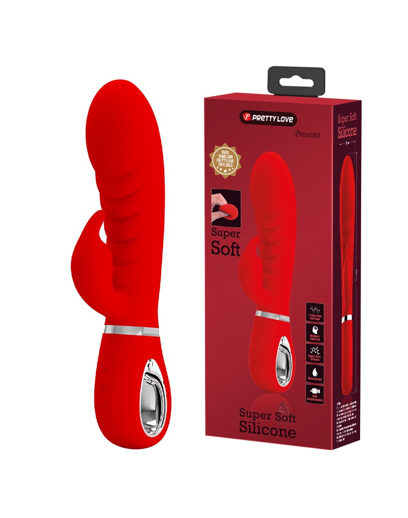 9: Pretty Love - Prescott - Rabbit-Vibrator - Rot