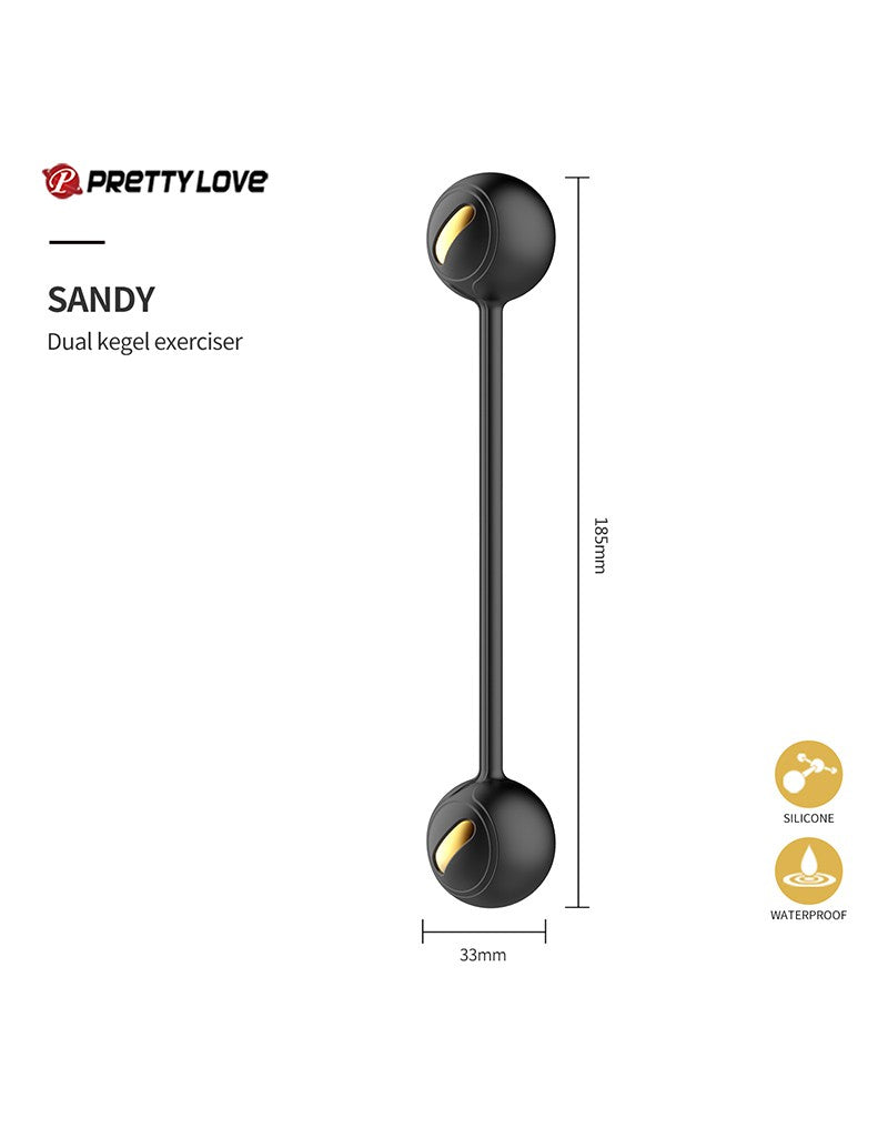 10: Pretty Love - Queens Luxury Collection - Vibrator - Veredelt mit 18K Gold - Schwarz
