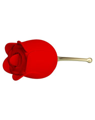 Pretty Love - Rose Lover - Klitoris-Vibrator mit Leckstimulator - Gold & Rot