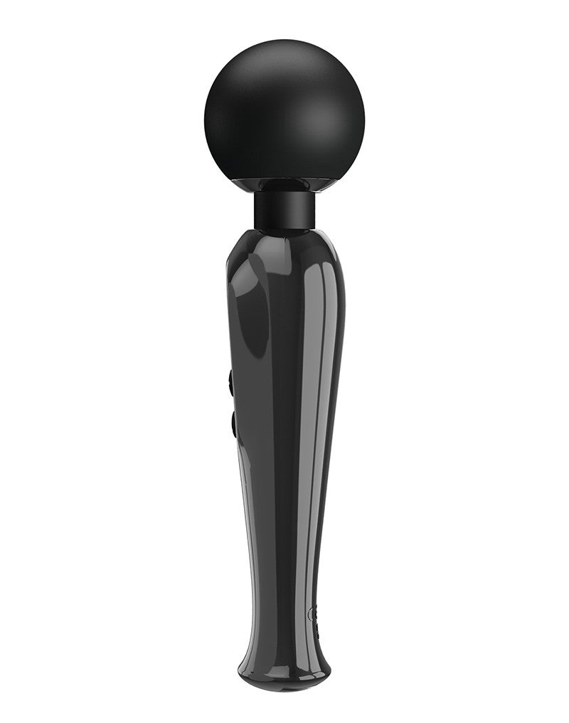 Pretty Love - Skyler - Wandvibrator mit digitaler LED-Anzeige - Schwarz