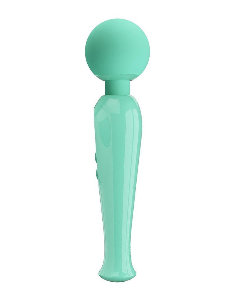 4: Pretty Love - Skyler - Wandvibrator mit digitaler LED-Anzeige - Blau