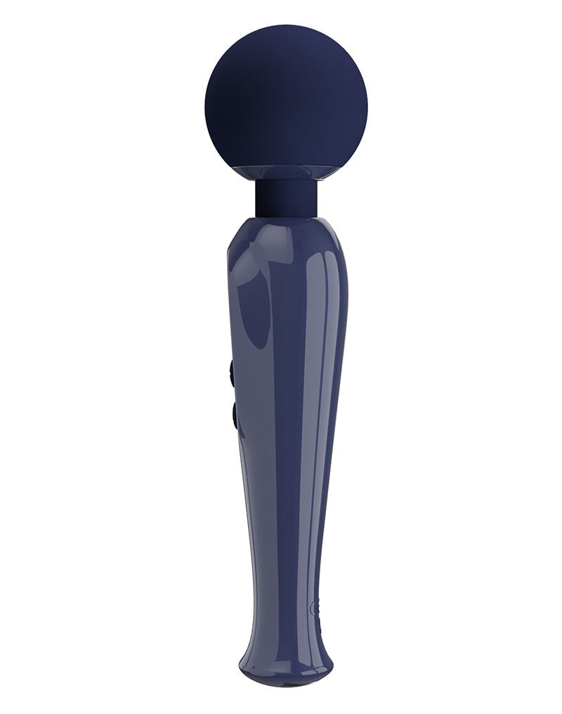 Pretty Love - Skyler - Wandvibrator mit digitaler LED-Anzeige - Dunkelblau