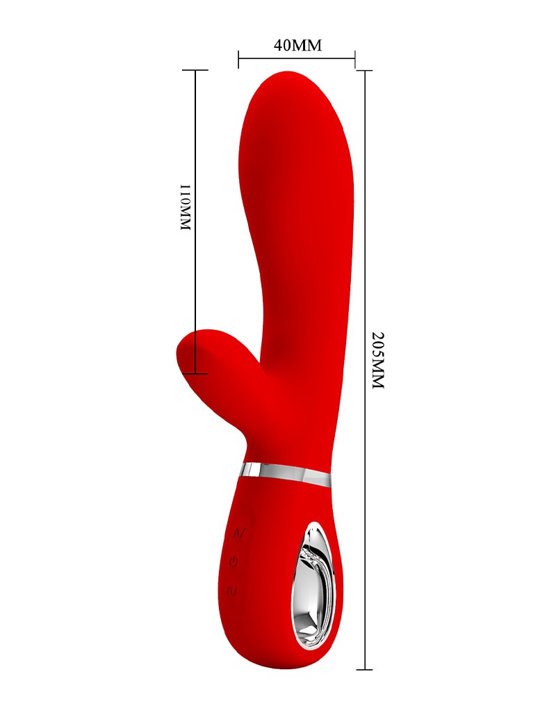 Pretty Love - Thomas -Rabbit Vibrator - Rot