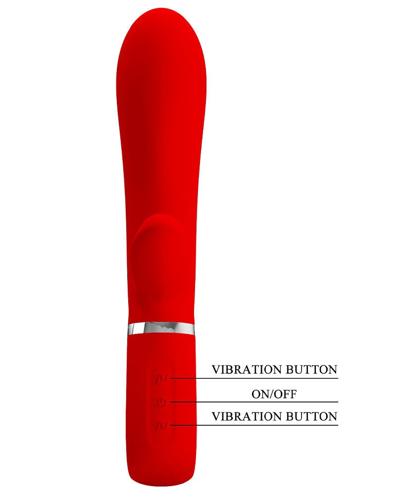Pretty Love - Thomas -Rabbit Vibrator - Rot