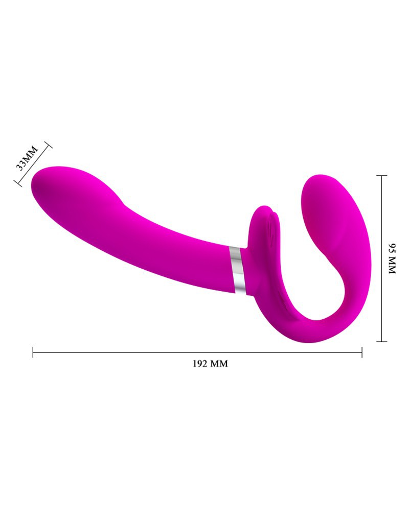 Pretty Love - Valerie - Strap-on Vibrator - Pink