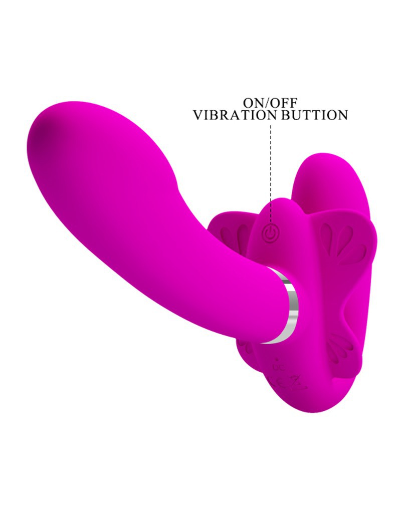 Pretty Love - Valerie - Strap-on Vibrator - Pink