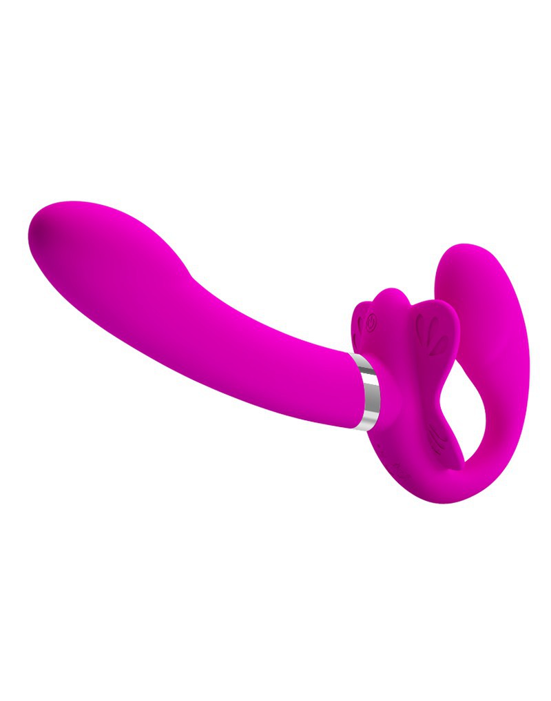 Pretty Love - Valerie - Strap-on Vibrator - Pink