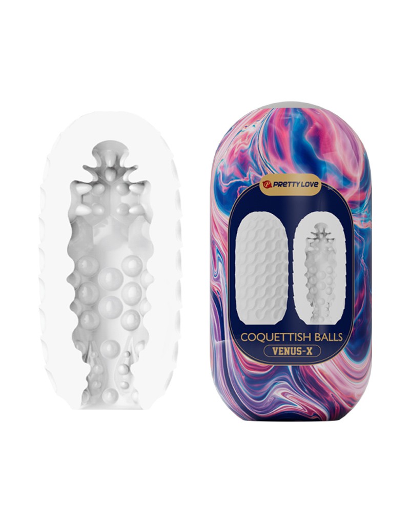 3: Pretty Love - Venus X -  Coquettisch Ball - Masturbator - Weiß