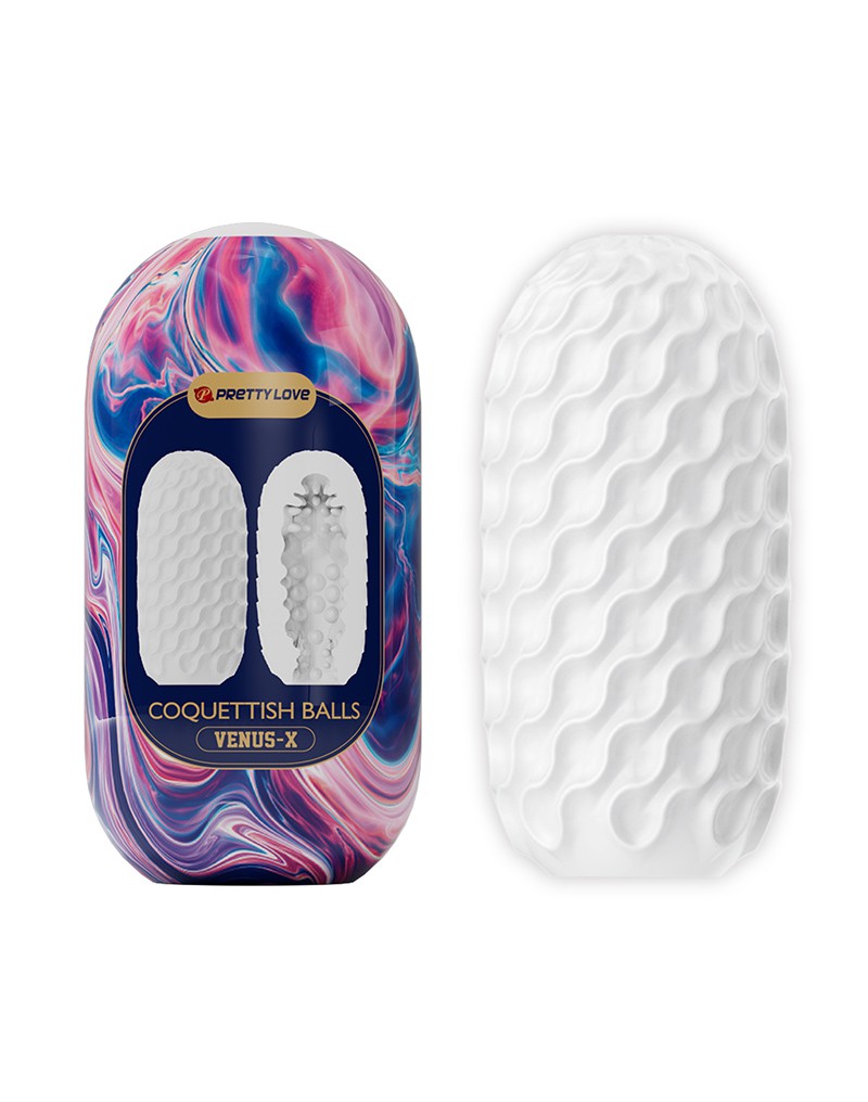 1: Pretty Love - Venus X -  Coquettisch Ball - Masturbator - Weiß