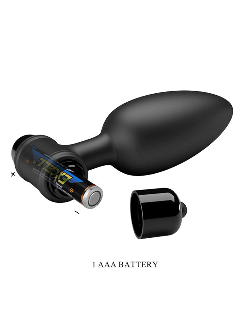 Pretty Love - Vibra Butt Plug II - Vibrierender Buttplug - Schwarz