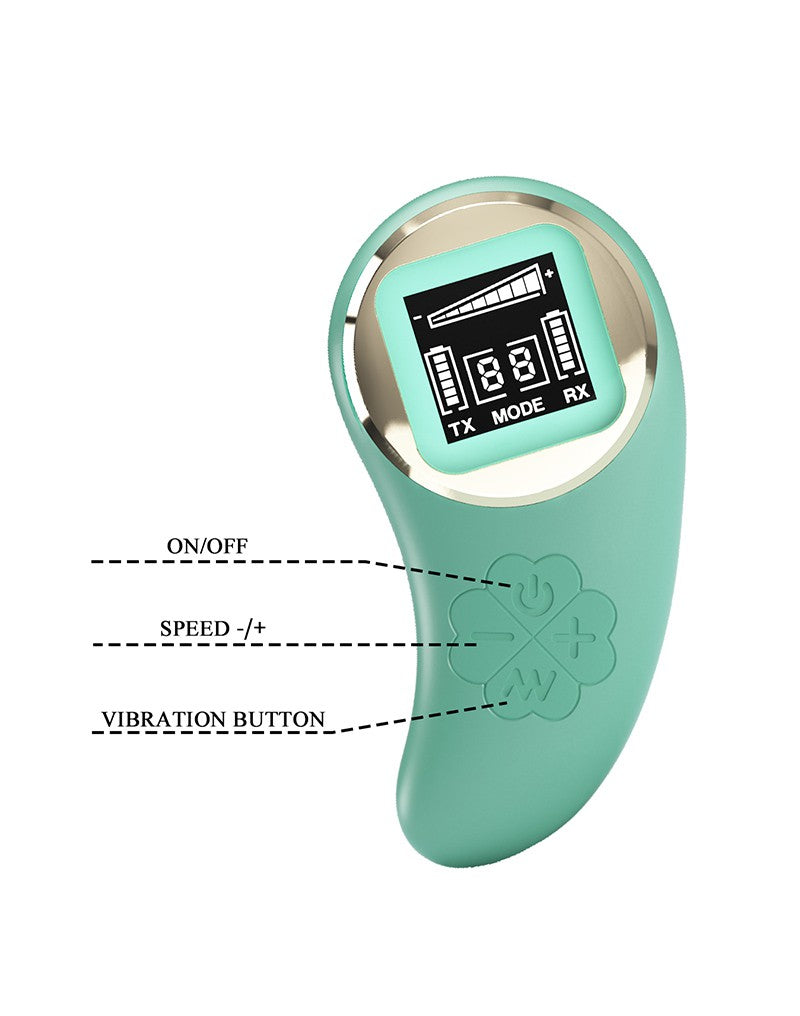 Pretty Love - Vivian - Eiervibrator mit Fernbedienung - Blau