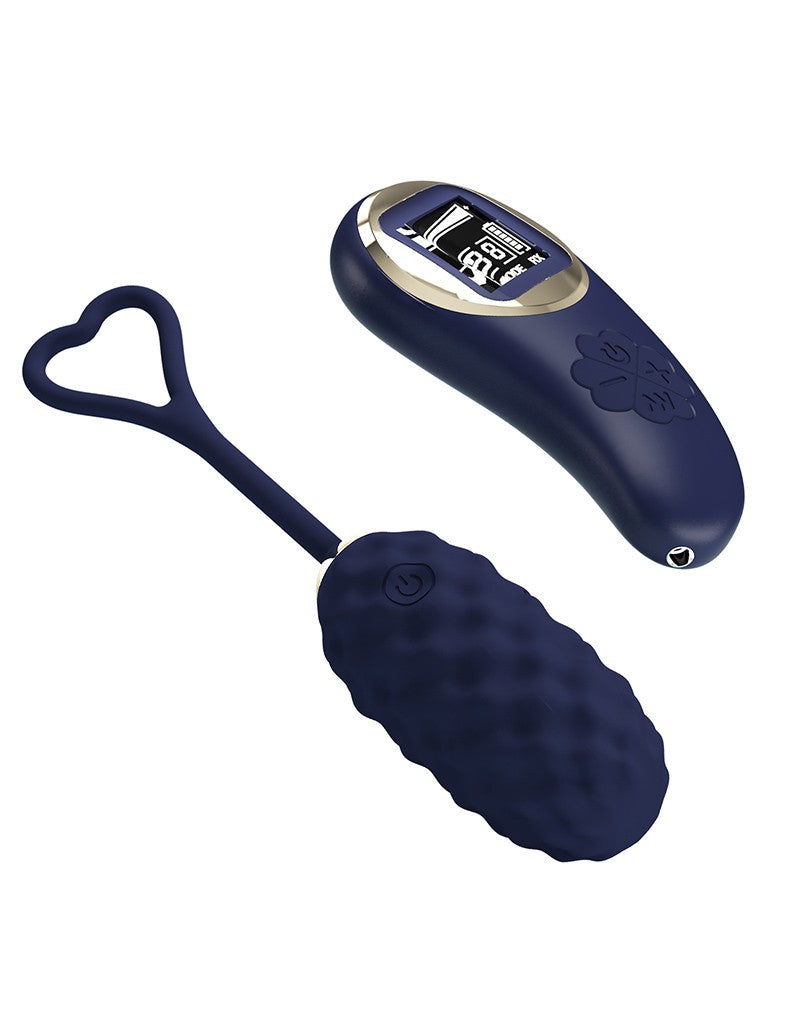 Pretty Love - Vivian - Eiervibrator mit Fernbedienung - Dunkelblau