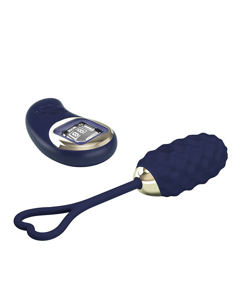 Pretty Love - Vivian - Eiervibrator mit Fernbedienung - Dunkelblau