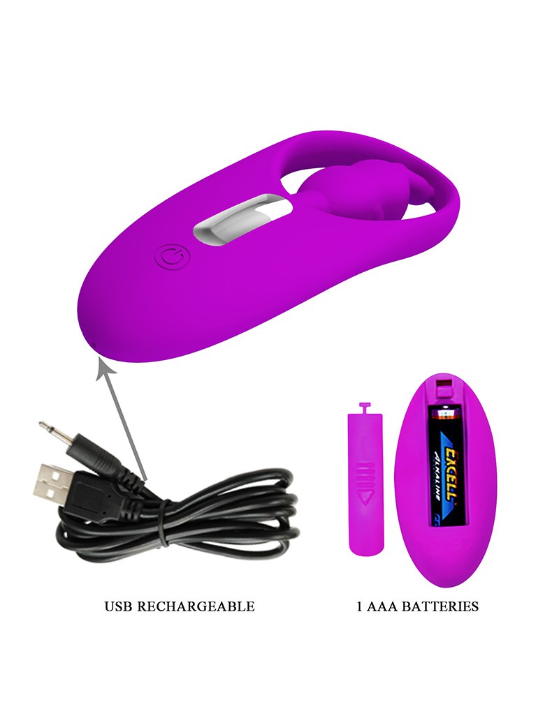Pretty Love - Wild Rabbit - Klitorisstimulator mit Fernbedienung - Pink