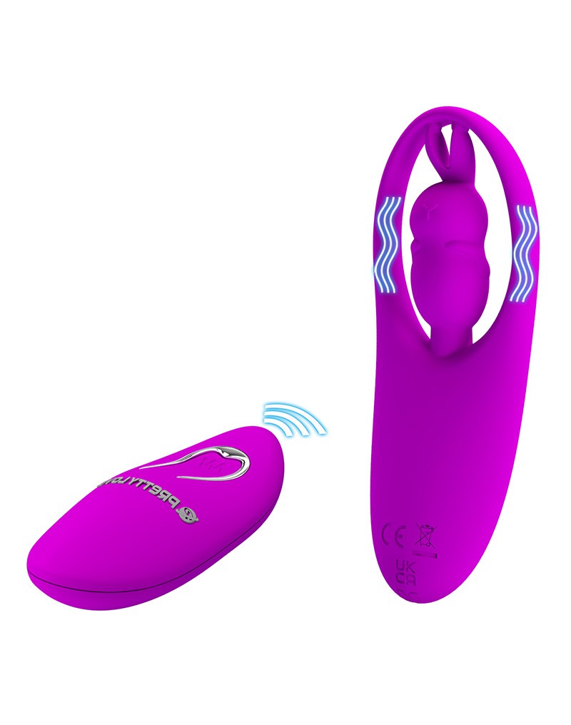 1: Pretty Love - Wild Rabbit - Klitorisstimulator mit Fernbedienung - Pink