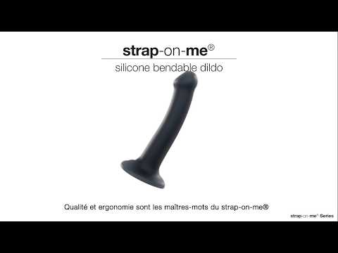 Strap-On-Me Dual Density Dildo Black S