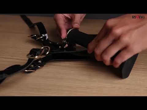 Strap-On-Me - Kunstleder-Harness Fabulous - Einheitsgröße - Schwarz glänzend