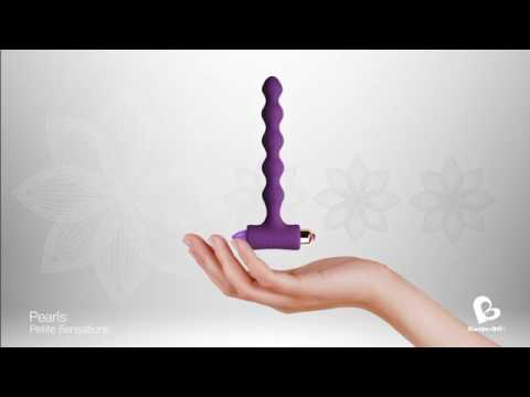 Rocks-Off - Petite Sensations Pearls - Analvibrator - Schwarz