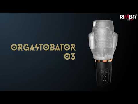 Rimba Toys - Orgastobator 03 - Männlicher Masturbator - Schwarz & Transparent
