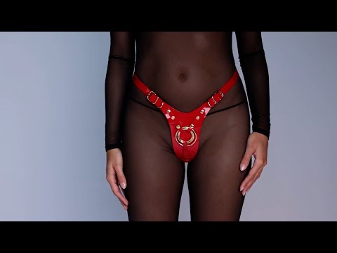 Strap-On-Me - Kunstleder-Harness Fabulous - Einheitsgröße - Rot glänzend