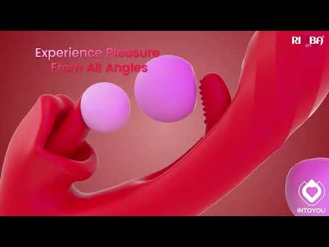 IY – Grant – Vibrator mit beweglicher Zunge und 360°-Leckfunktion – Rot