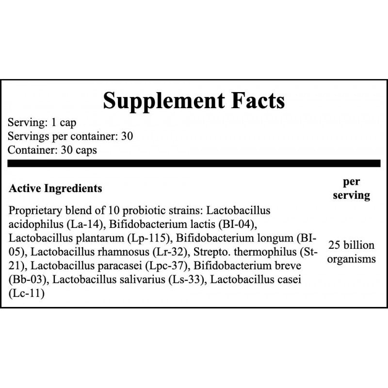 Probiotic-10 25 Billion - 30vcaps.