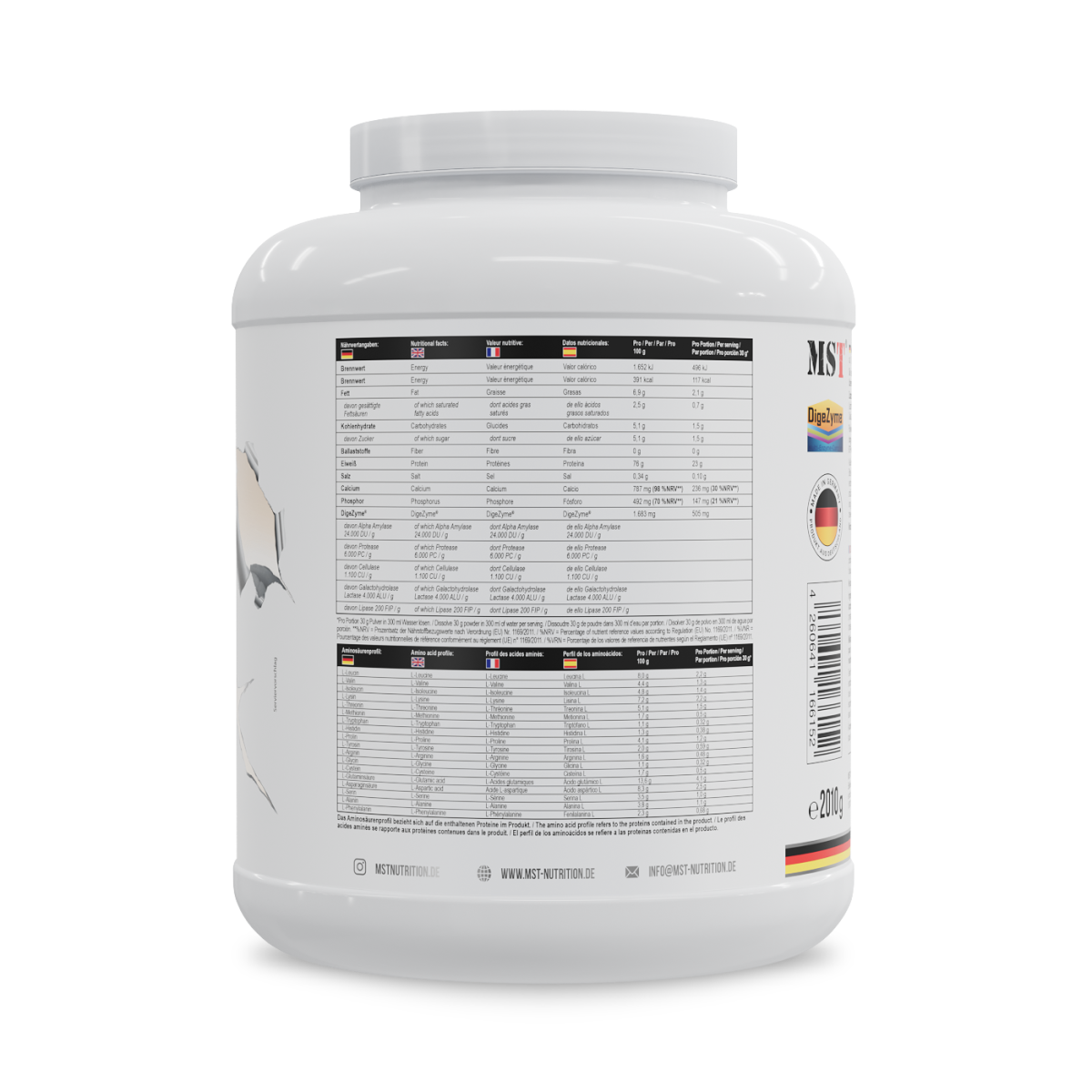 Protein Best Whey + Enzyme 2010 g Natural