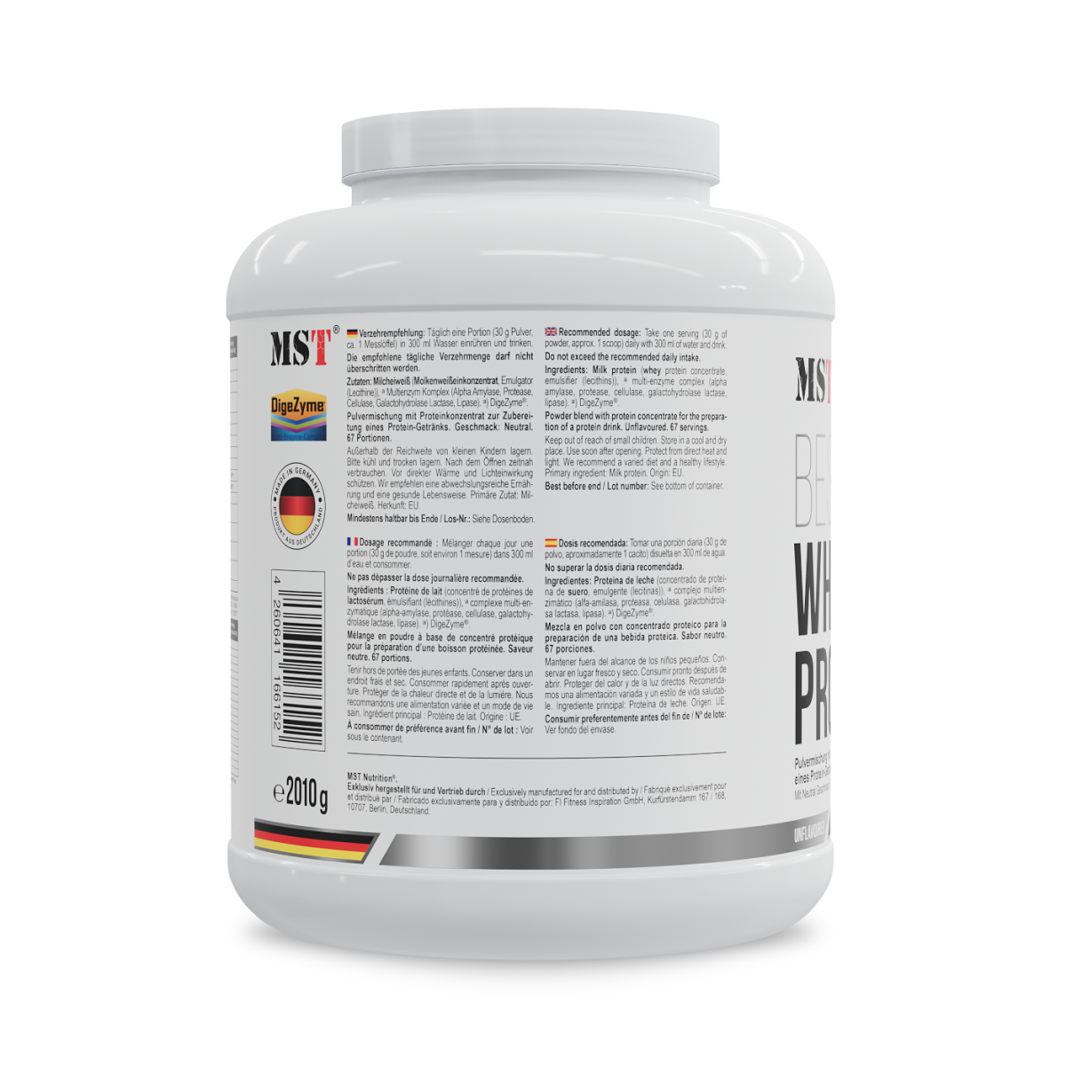 Protein Best Whey + Enzyme 2010 g Natural