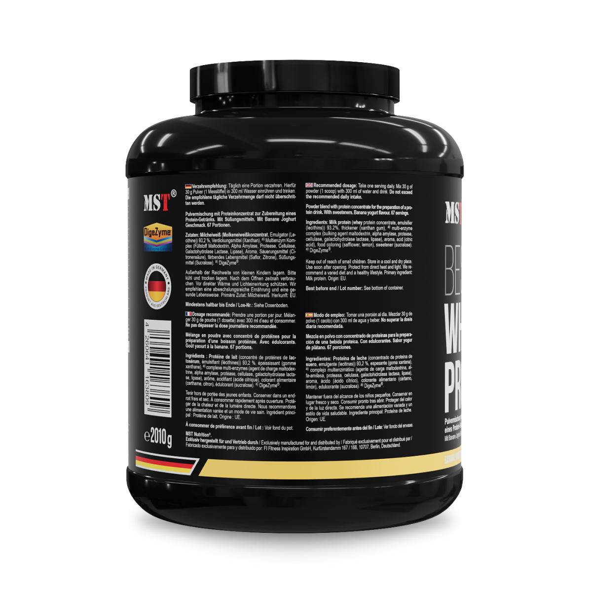 Protein Best Whey + Enzyme 2010g Banana yogurt