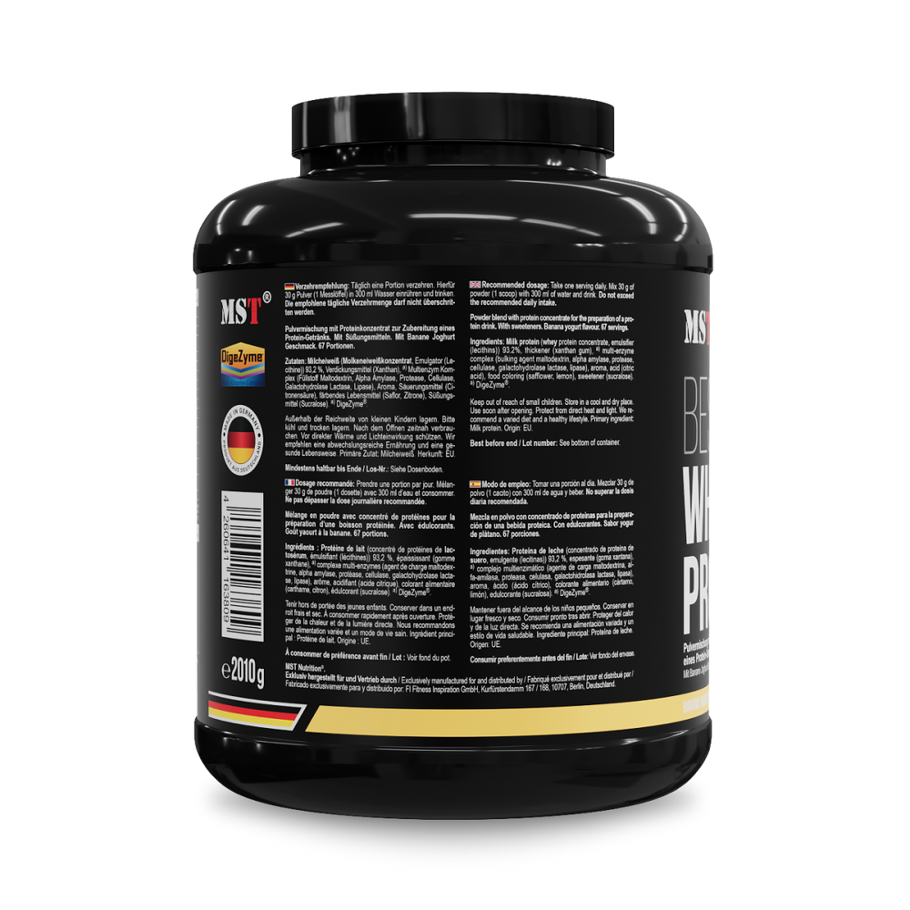 Protein Best Whey + Enzyme 2010g Banana yogurt