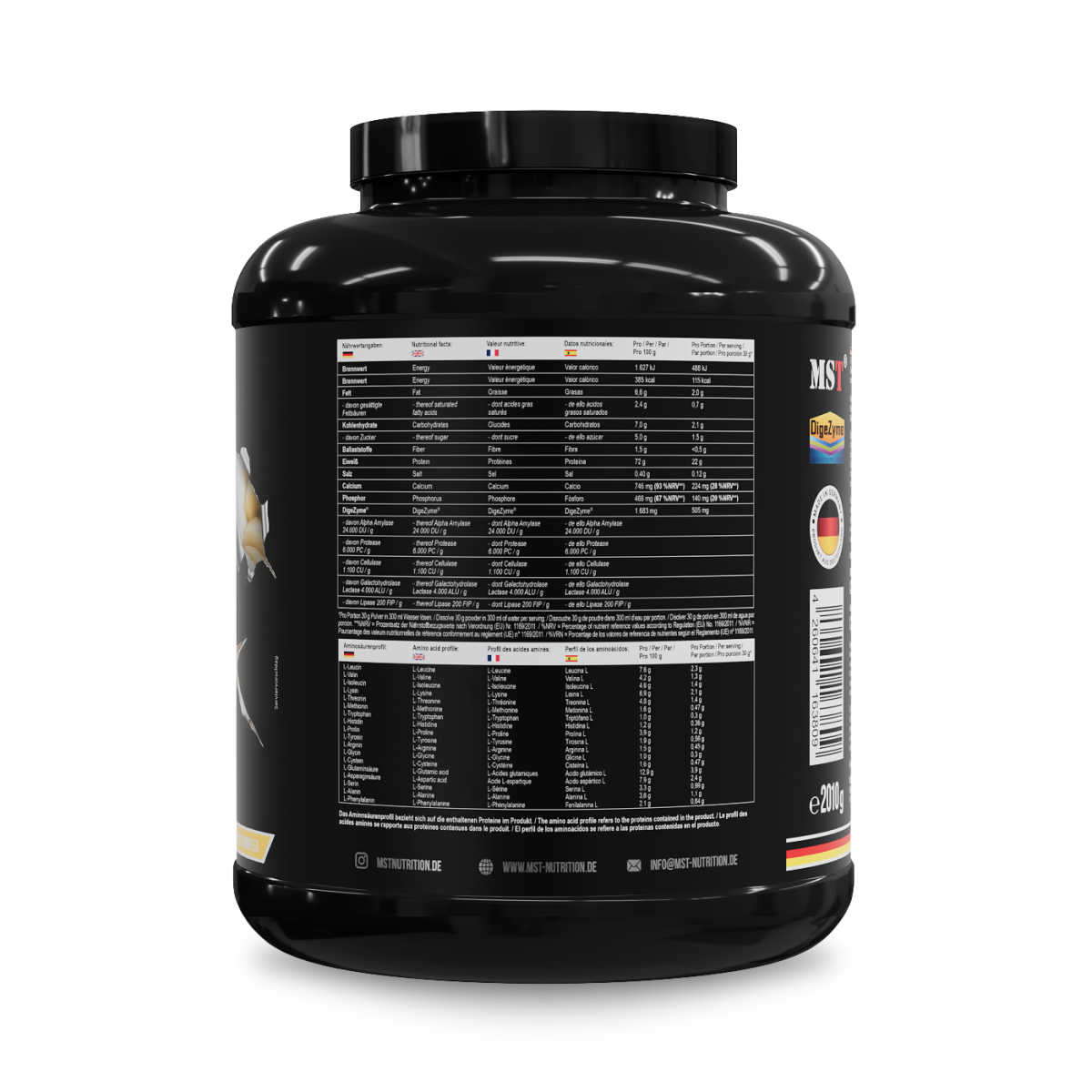 Protein Best Whey + Enzyme 2010g Banana yogurt