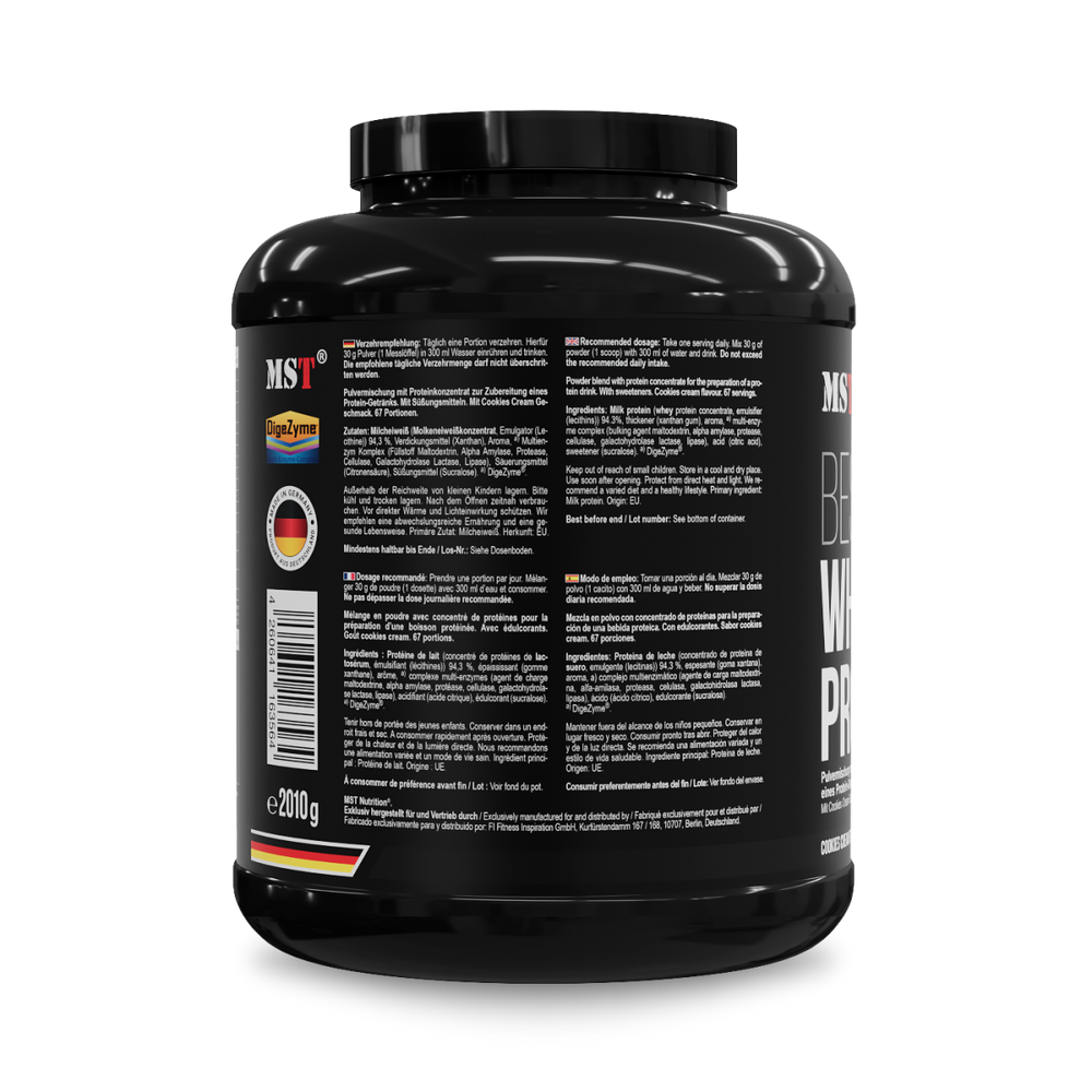 Protein Best Whey + Enzyme 2010g Cookies cream