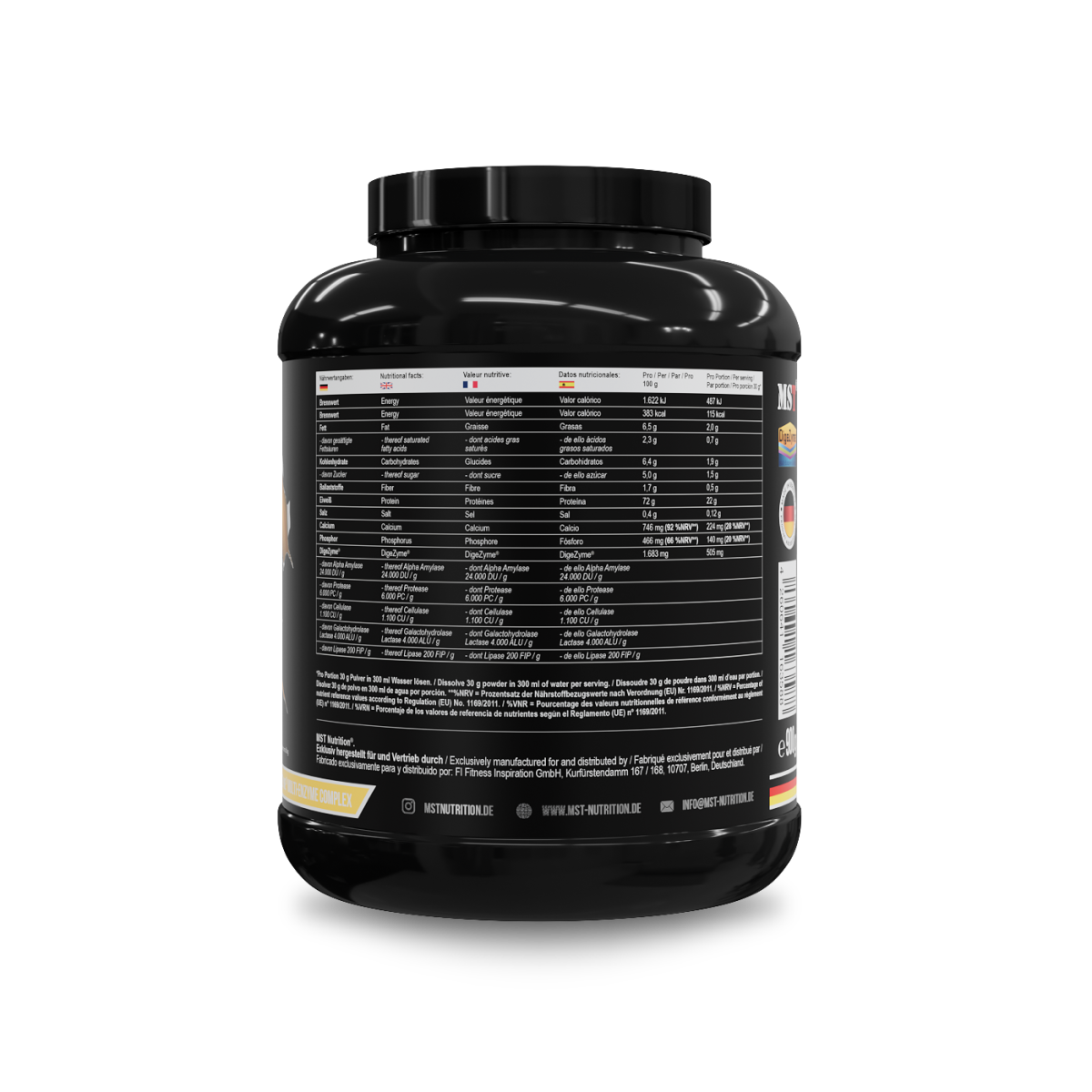 Protein Best Whey + Enzyme 2010g Mango peach