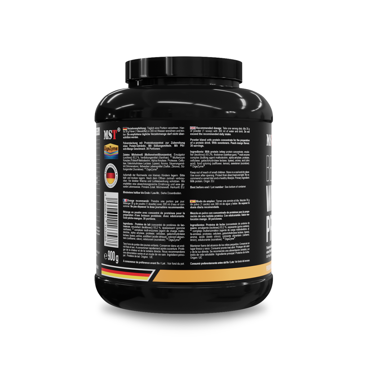 Protein Best Whey + Enzyme 2010g Mango peach