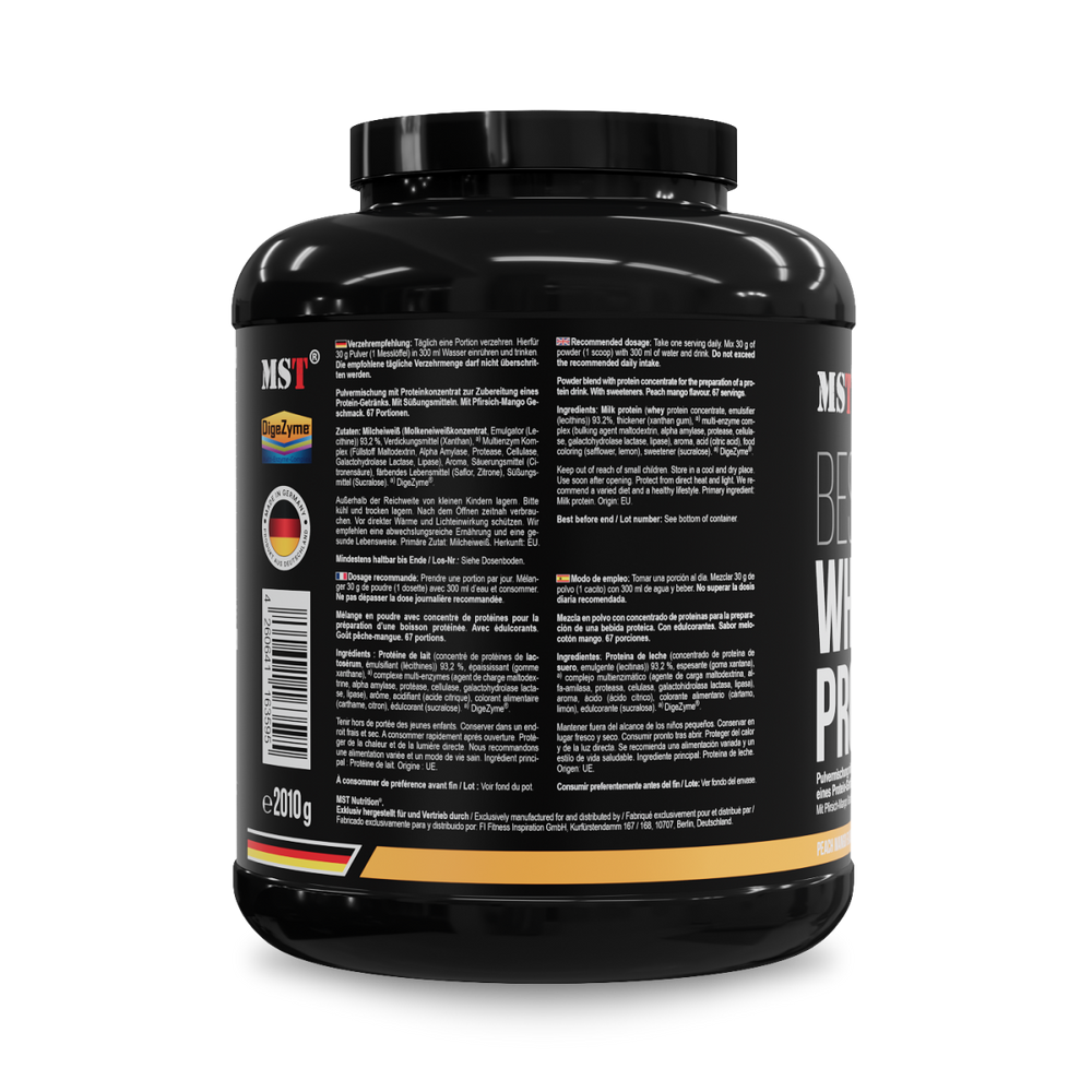 Protein Best Whey + Enzyme 2010g Mango peach