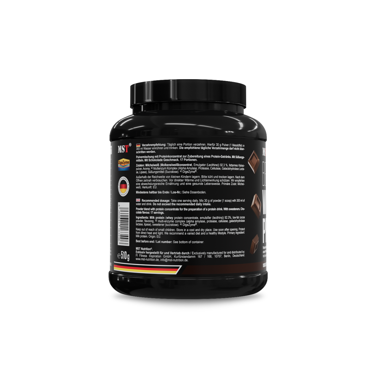 Protein Best Whey + Enzyme 510g Chocolate