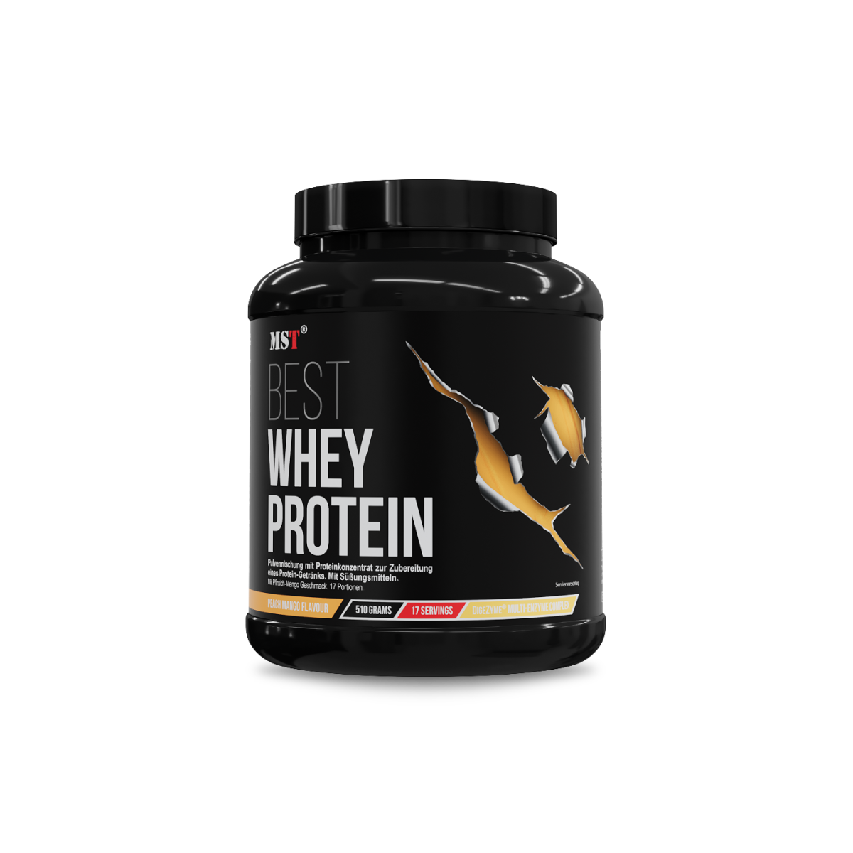 Protein Best Whey + Enzyme 510g Mango peach