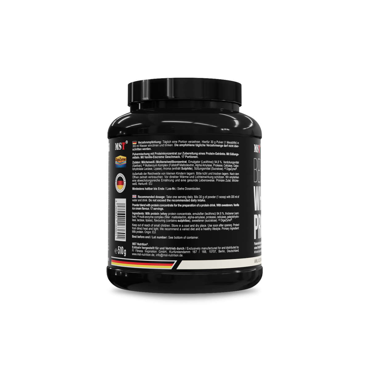 Protein Best Whey + Enzyme 510g Vanilla ice cream
