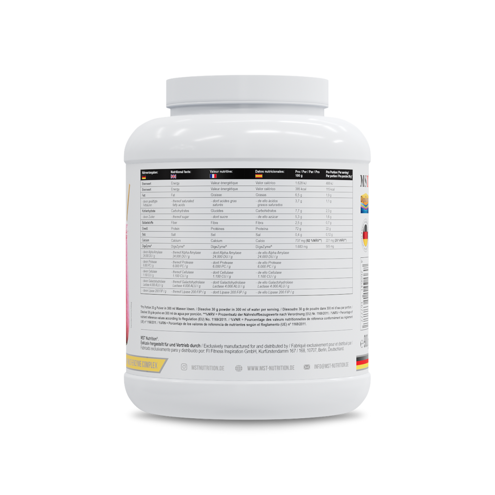 Protein Best Whey + Enzyme 900 g Strawberry
