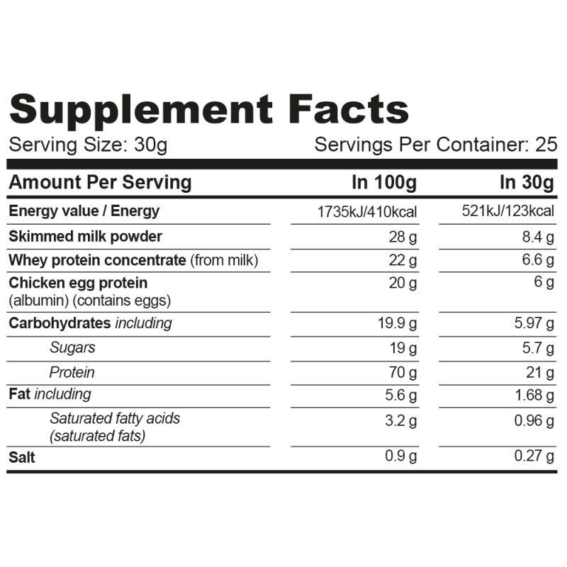 Protein Blend + Collagen 750g - Strawberry