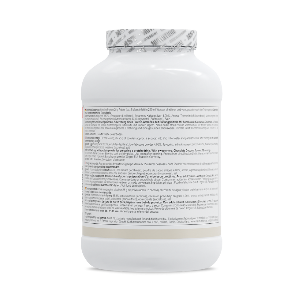 Protein EGG White 1800g Chocolate coconut
