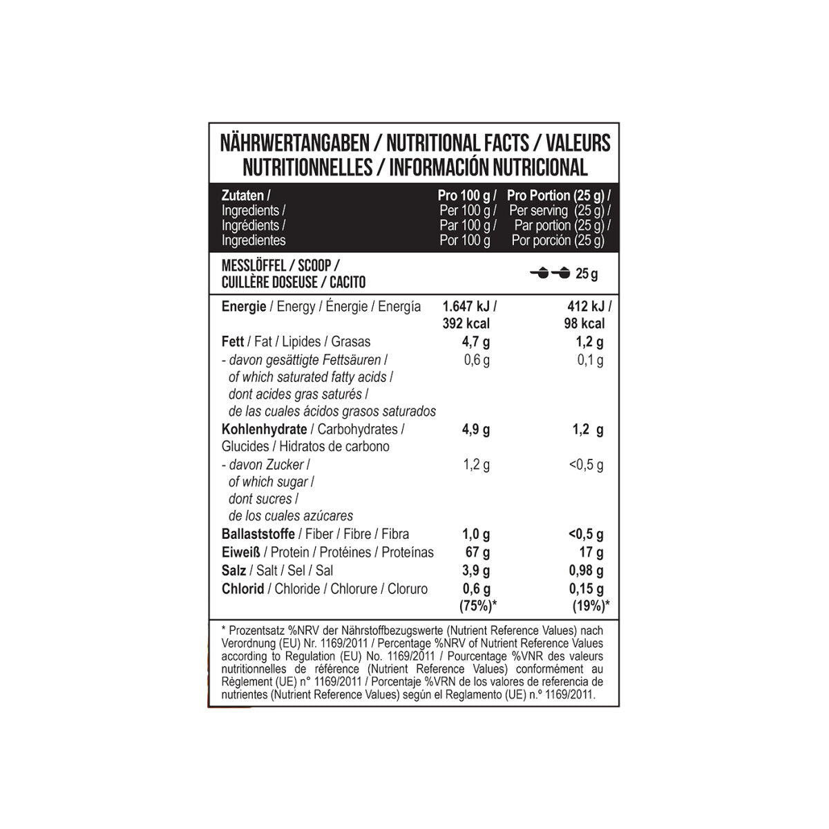 Protein EGG White 500g Salted caramel