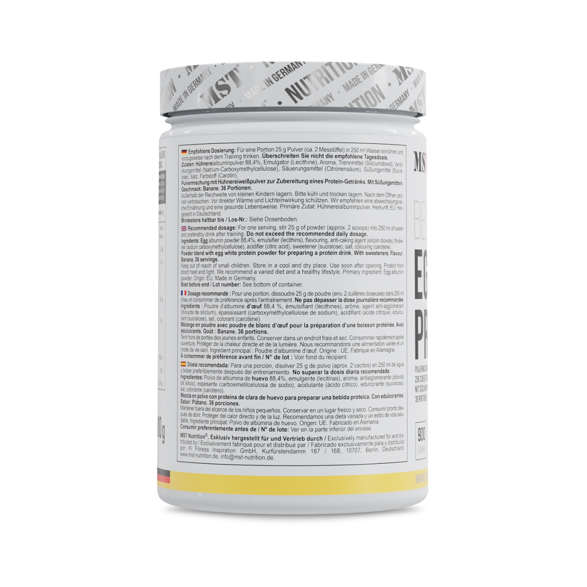Protein EGG White 900g Banana