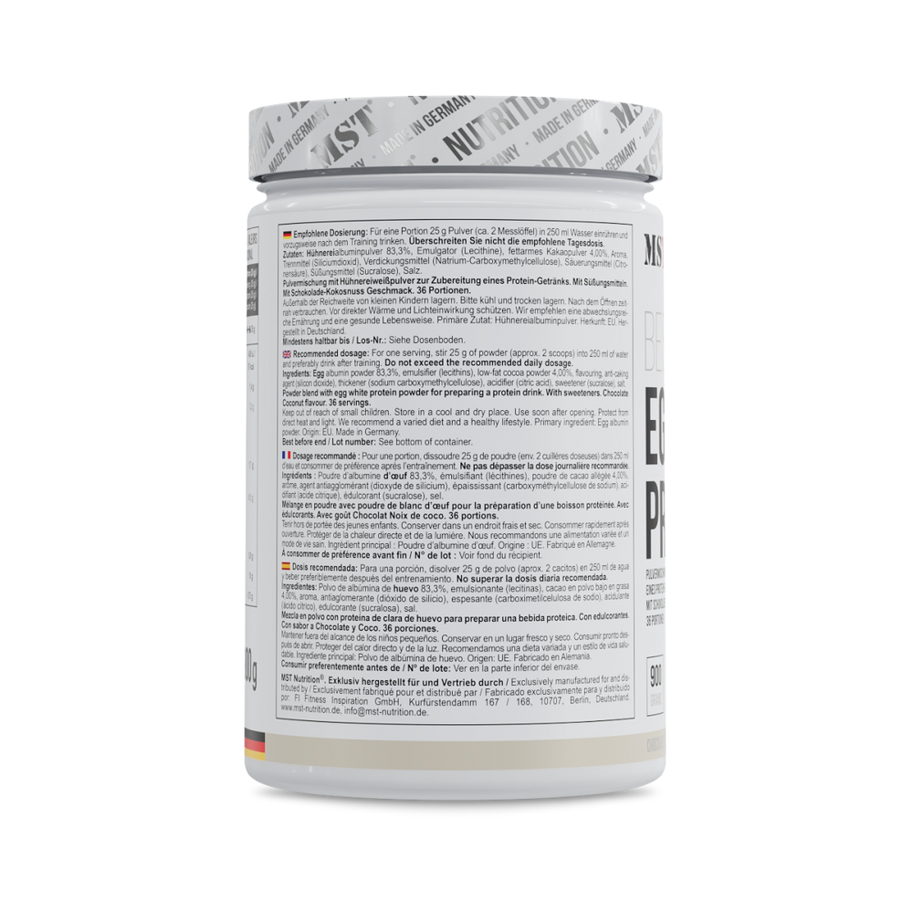 Protein EGG White 900g Chocolate coconut